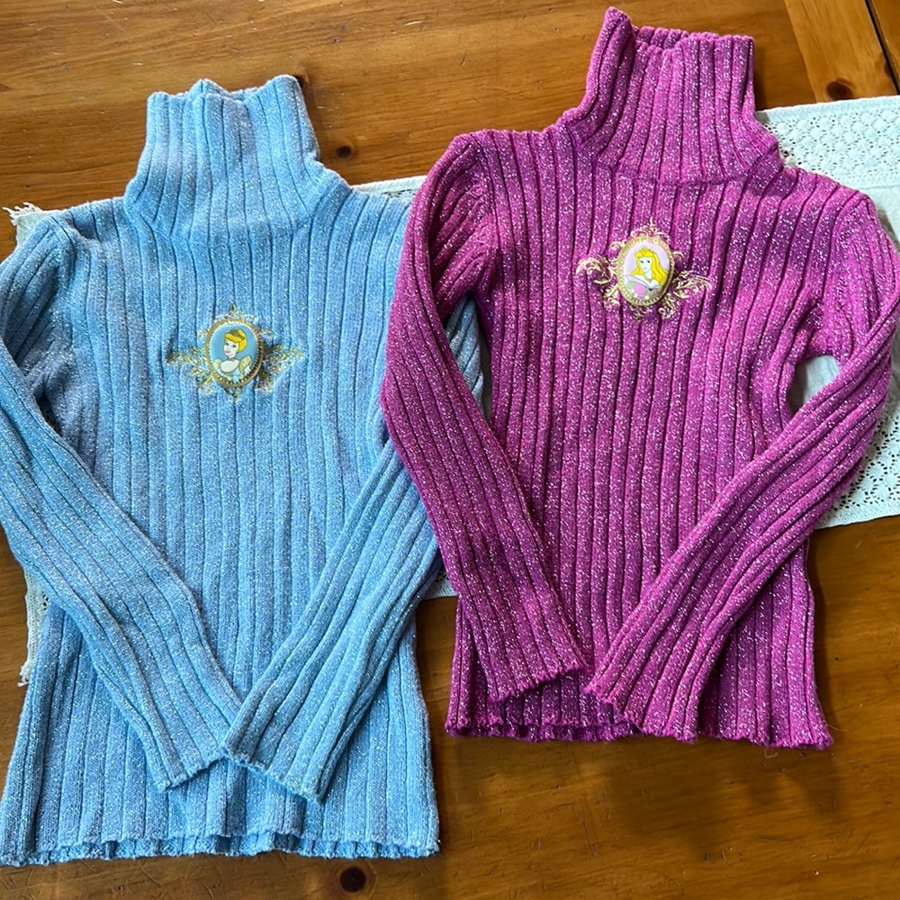 Disney Cinderella Sleeping Beauty youth girls tops